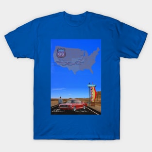 Skyliner Motel Route 66 T-Shirt